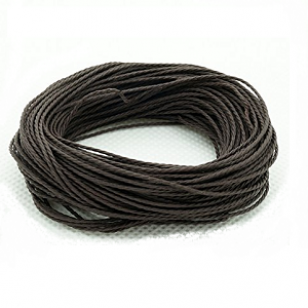 Polyester Koord Zwart 1mm